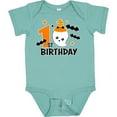 thumbnail image 3 of Inktastic 1st Birthday with Ghost and Bats Halloween Boys or Girls Baby Bodysuit, 3 of 5