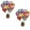 #45C, variant on 2PCS Vggrvlo Stained Glass Window Hanging Colourful Hot Air Balloon Decorations Suncatcher for Windows Panels for Christmas Tree Decoration, Birthday Gift for Mom