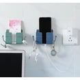 thumbnail image 4 of Lishi Wall Mount Cell Phone Stand - Pack of 2, Self Adhesive Charging Rack, 4 of 5