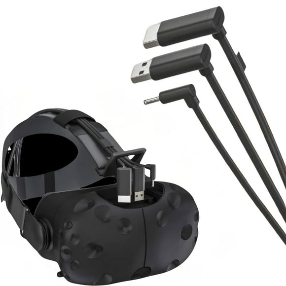 Skywin Câble Plat 3-en-1 Compatible HTC Vive - Câble de Remplacement 3-en-1 pour Casque HTC Vive et Linkbox (5 Mètres / 16 Pieds)