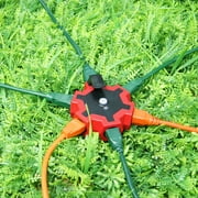 Hyper Tough 5-Outlet Outdoor Extension Cord Power Adapter with Safety Cover, 15 Amps, Red/Black
