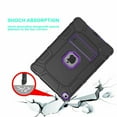 thumbnail image 6 of iPad Air 2 Case, Dteck Shockproof Stand Kids Case Protective Cover, Black / Purple, 6 of 6