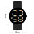 thumbnail image 5 of Joernso Electronic Watch Luminous Rainbow LED Digital Display Women Men Sports Wrist Watch Gift for Daily Wear, 5 of 8