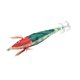 thumbnail image 4 of Pesca Calamar Jigs Cebo Calamar Jig Hook Señuelo de pesca duro con efecto luminoso para océano barco río estanque pesca cabeza roja cuerpo verde oscuro, 4 of 10