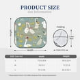 thumbnail image 2 of Kdxio Cute Farm Birds Print 2-Piece Sun Shade Front Windshield - Foldable Car Front Window Sunshades For Most Sedans Suv Truck, 2 of 6
