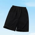 thumbnail image 4 of LEKWK Girls Bermuda Athletic Shorts Quick Dry Knee Length Workout Shorts Elastic Waist Sun Protection Loose Bottoms Summer Running Basketball Soccer Outfits, 4 of 4