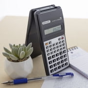 BAZIC Products Pocket Size Calculator, 8-Digit, Flip Cover, LCD Display, Black