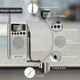 thumbnail image 3 of TR106 Portable Mini Radio,AM FM,with Sleep Timer,Built-in Speaker,3.5mm Headphone Jack (Silver), 3 of 5