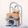 thumbnail image 3 of HI-REEKE Architecture Mini Building Block Set Vanilla Milk Tea Shop Building Toy Multi Color, 3 of 7