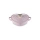 thumbnail image 1 of Cocotte Le Creuset - Hierro fundido esmaltado tradicional (1,25 L), color rosa, 1 of 2