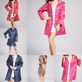thumbnail image 4 of Kearding Hombres Mujeres Adultos/Unisex Impermeable Abrigo largo/Abrigo de lluvia Chaqueta a prueba de viento Tela de costura y artesanía azul profundo Kearding JJ14384-01, 4 of 6
