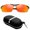 Black Frame Red Lens, variant on Polarized Sunglasses for Cycling Men Baseball Glasses, Three-Dimensional Cutting Blue Lens