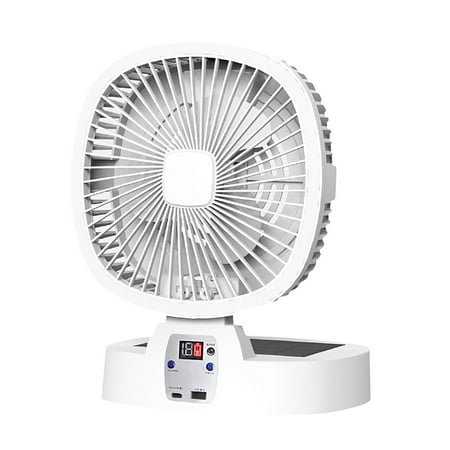 

Upgraded Outdoor Fan Convenient High Wind Folding Fan Charging Wireless Night Light Fan