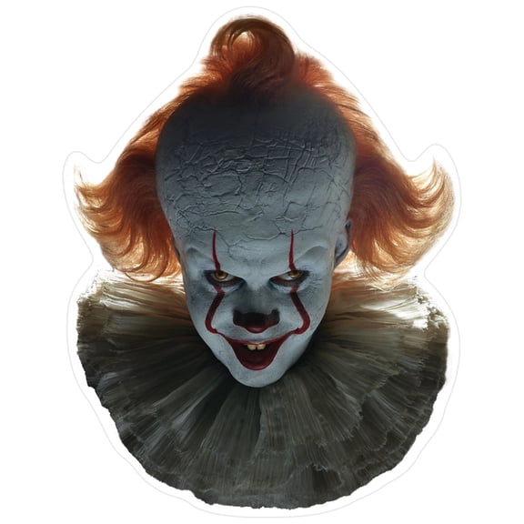 Amscan Pennywise Halloween Sticker Sheet, 6.25 x 3.75 in, 1 Count