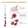 thumbnail image 2 of 1pc Car Rearview Mirror Pendant Rearview Mirror Pendant Car Rhinestone Pendant, 2 of 9