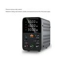thumbnail image 3 of 300W DC Power Supply Variable 0-30V 0-10A Adjustable Switching Regulated Power Supply Aluminum Alloy Material Bench DC Power Supply with Encoder Adjustment, 3 of 7