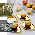 thumbnail image 5 of Efavormart 12 Pack - 4.5" Gold Oval Mini Candy Display Tray Favors - Baroque Design for Wedding, Bridal Shower, Baby shower, Birthday, Candy Jars Decorations, 5 of 11