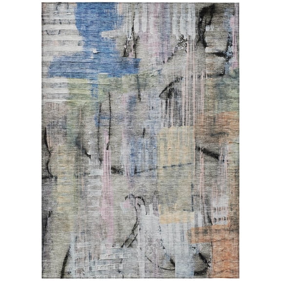 Dalyn Rugs Machine Washable Indoor/Outdoor Chantille ACN2076 Blue 10' x 14' Rug