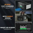 thumbnail image 3 of NEXPOW Jump Starter with Air Compressor, 4000A Car Battery Booster (Up to 8L Gas&8L Diesel Engine) with 160PSI Tire Inflator, 12V Battery Jump Pack with 60W Fast Charging&Force Start Function, 3 of 6