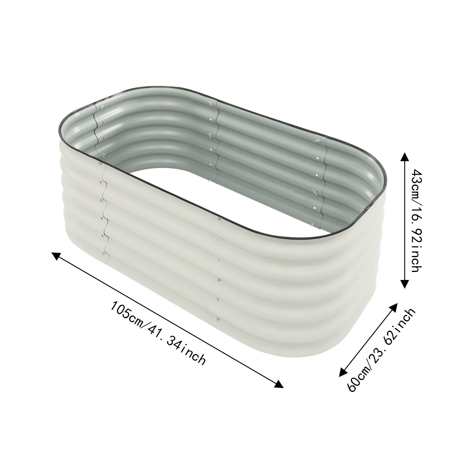 DENEST Raised Garden Bed, Garden Beds, Outdoor Garden Raised Planter Box