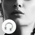 thumbnail image 4 of Ayyufe 60Pcs Body Piercing Rings Mixed Skin-friendly 316L Stainless Steel Nose Ear Lip Fashion Body Piercing Studs Nose Rings Pack for Daily Life, 4 of 7