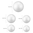 thumbnail image 2 of PAMINGONO 40-Pcs Craft Polystyrene Balls for Cake Decorations White Round 1.6-3.9in, 2 of 8