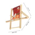 thumbnail image 2 of WRISTBIQUE Stable Wooden Phone Rack with Beach Chair Prop Design for Smartphone Support, 2 of 6