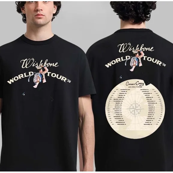 Conan Retro Wish.bone Inspired Tour 2026 Shirt, Era Retro Music Classic Unisex Tee, Cozy Vintage Style Grey Shirt Gift