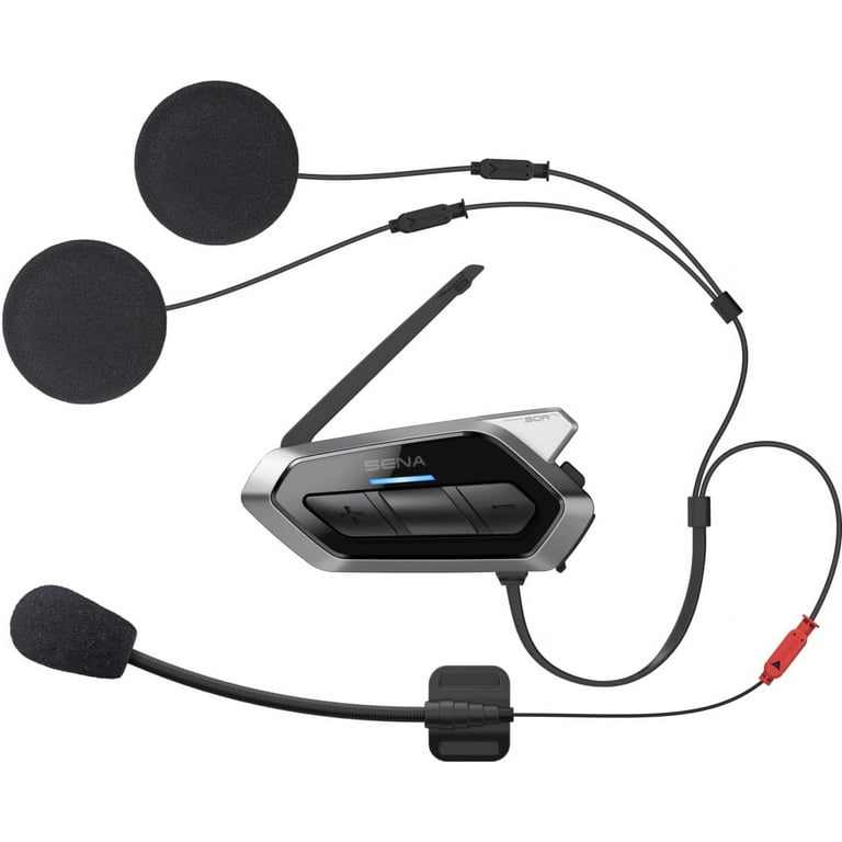Sena 50R 3-Button Motorcycle Bluetooth Headset w/Sound by Harman