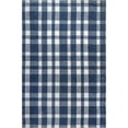thumbnail image 2 of nuLOOM Rianne Machine Washable Plaid Farmhouse Area Rug, 6' x 9', Blue, 2 of 2