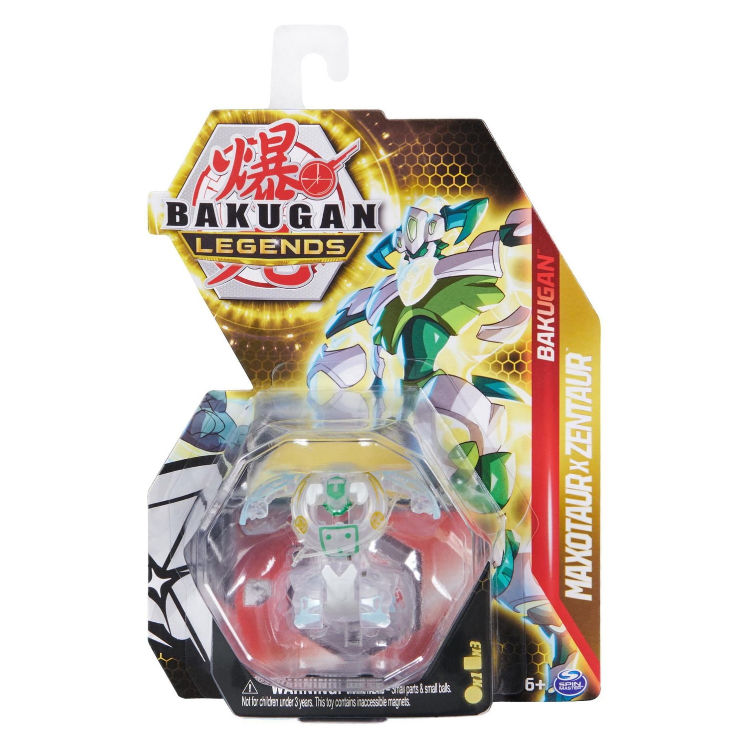 Bakugan Legends, Maxotaur X Zentaur, Figurine articulée de 5,1 cm et carte à collectionner, jouets pour garçons à partir de 6 ans