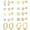 Gold, variant on 10Pairs Flat Back Earrings for Women Hypoallergenic Gold Hoop | Surgical Stainless Steel Earrings for Sensitive Ears Heart Flower Stud Earring Set Small Huggie Hoop Cartilage Earring Stack