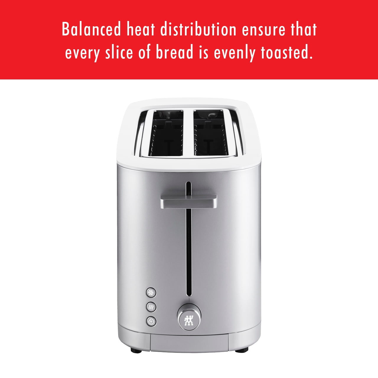 ZWILLING® Enfinigy Cool Touch, 4Slice Long Slot Toaster, Extra Wide 1.5