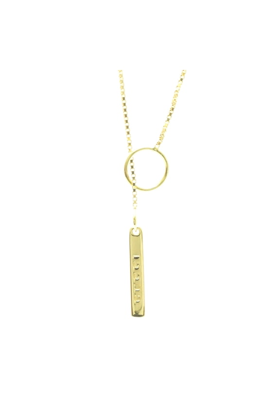 Pre-Owned Gucci Lariat Necklace Yellow Gold (18K) No Stone Men,Women Fashion Pendant Necklace...