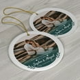 thumbnail image 3 of Our First Christmas as Mr & Mrs Ornament 2025, Custom Name Text Date Names Photo Keepsake, 1st Christmas Married Ornament for Newlywed Couple, 3 of 5