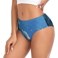 thumbnail image 2 of Fotbe Hibiscus Flowers Calm Water Calzones Estampados para Mujer – Ropa Interior de Algodón, Cómoda, Suave y Elástica-X-Small, 2 of 6
