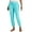 Ocean Aqua, variant on Womens Smocked Waist Terrycloth Jogger Pants Ocean Aqua 2XL