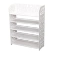 thumbnail image 2 of Ktaxon 5 Tier 15 Pair Storage Organizer Standing Shoe Rack Shelf Cabinet Space Saving, 2 of 4