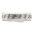 thumbnail image 3 of Auriga Fine Jewelry 925 Sterling Silver 6mm Polished Wedding Band Ring Size 12 for Men, 3 of 6
