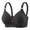 Black#bras for women#21, variant on Womens Wireless Push Up Bras No Underwire T-Shirt Bra Seamless Full Coverage Bras Hide Back Fat Smoothing Everyday Bra Hot Pink 100BC
