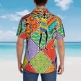 thumbnail image 6 of Daiia Dancing African Womans Hawaiian Shirt for Men Gentle Cotton Regular Short Sleeve Casual-Large, 6 of 9