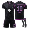 thumbnail image 1 of 23-24 Bayern Munich Home Kids Soccer Jersey No. 9 Kane SANE 10 S, 1 of 5