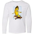 thumbnail image 3 of Inktastic Skateboarding Banana Funny Skater Long Sleeve Youth T-Shirt, 3 of 5