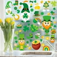 thumbnail image 2 of Binwennn St Patricks Day Window Clings Good Luck Window Stickers For St Patricks Day Decorations 82 PCS Reusable Static Spring Window Clings For St Patricks Day Pronoun Stickers Photo Booth Soft Boxes, 2 of 8