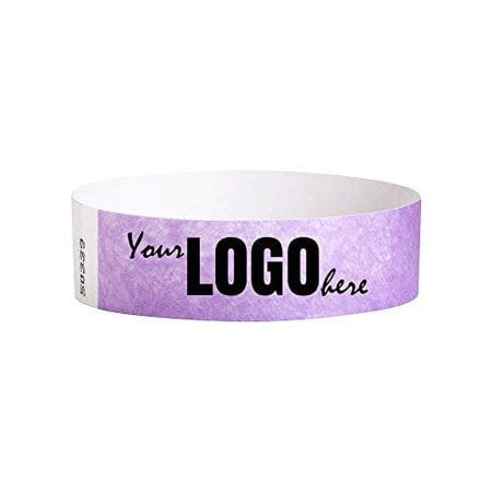 Wristco Berry custom Imprint Wristbands - 400 count Tyvek AA x 10A- Add Any Text Logo and Image Receive Printed Wrist Band Bracelets for Events concert Party Festival Security Admission VIP