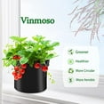 thumbnail image 5 of Grow Bags 3/5/10 Gallon Heavy Duty Thickened Non-Woven Grow Bag with Handles Plant Grow Bags Planting Bags Plant Bags, 5 of 7