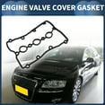 thumbnail image 3 of Unique Bargains Valve Cover Gasket Set No.06C103483J Cylinder Head Valve Seal Gasket for Audi A8 2003-2005 ACM Black Rocker Cover Gasket 1 Pcs, 3 of 6