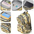 thumbnail image 4 of Excavator and Sand Pile Beige Cute School Backpack Bag with Padded Back and Adjustable Shoulder Straps 16.9 X 12.6 X 5.9 Inches, 4 of 5