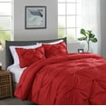 thumbnail image 4 of Cottonesque 100% Cotton Pintuck Duvet Cover Mini Set, 4 of 5