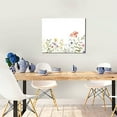 thumbnail image 5 of Gukieu Watercolor Floral Print Canvas Decorative Hanging Painting, Waterproof Art Wall Decoration with Frame, Suitable for Living Room, Bedroom, 5 of 6